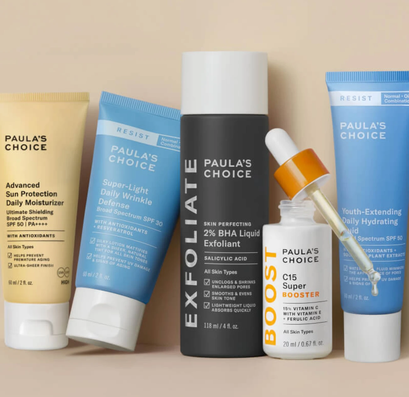 Paula's choice is one of the best skincare brands that are cruelty free in the UK targeting wrinkles, acne and acne prone skin, dry skin, oily skin