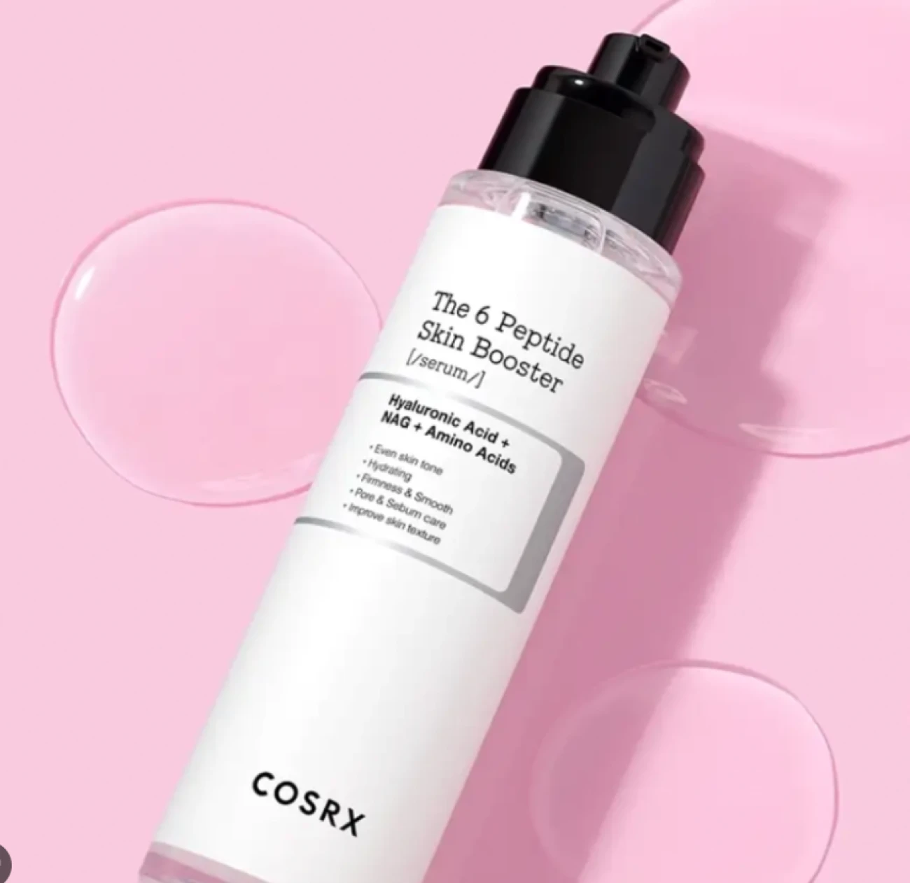 COSRX 6 Peptide Skin Booster for fine lines – Korean anti-ageing essence for UK skincare routines