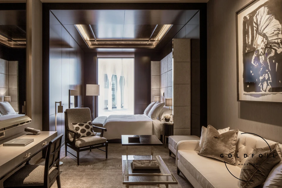 A view inside one of the premium apartments of Four Seasons at Trinity Square, located at the iconic historical site of the Tower of London, in the old City A view inside one of the premium apartments of Four Seasons at Trinity Square, located at the iconic historical site of the Tower of London, in the old City