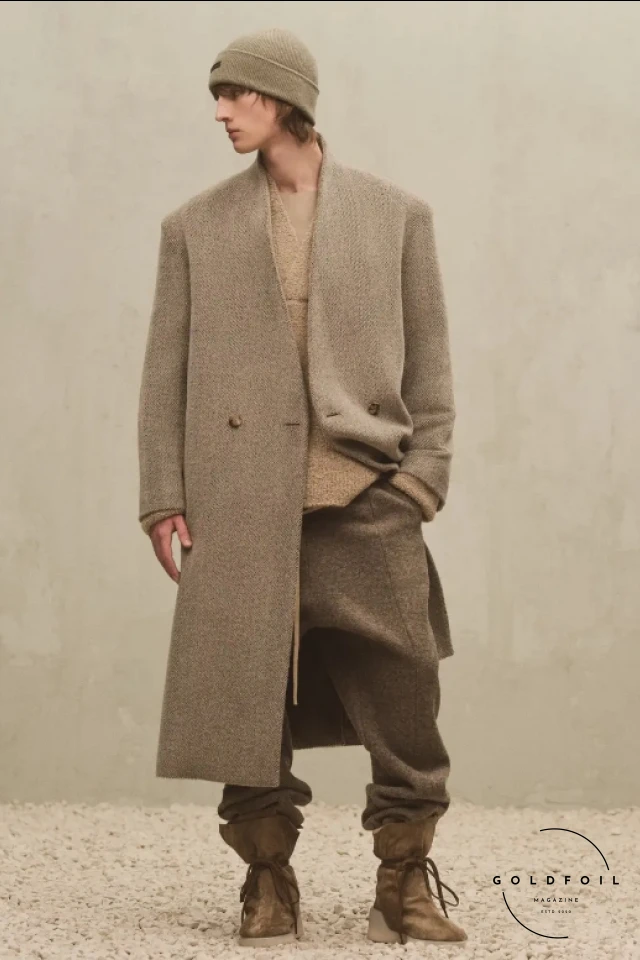 fear of god autumn winter offer long line coats in sherpa, fur, wool and other premium fabrics, for simple yet effective long lasting garments fear of god autumn winter offer long line coats in sherpa, fur, wool and other premium fabrics, for simple yet effective long lasting garments