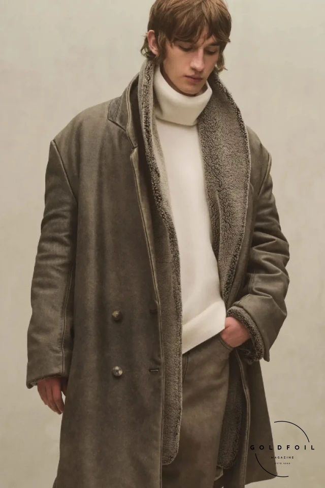fear of god autumn winter offer long line coats in sherpa, fur, wool and other premium fabrics, for simple yet effective long lasting garments fear of god autumn winter offer long line coats in sherpa, fur, wool and other premium fabrics, for simple yet effective long lasting garments