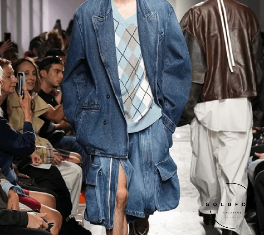 Hed Mayner's SS25 collection disrupts menswear with a bold  Hed Mayner's SS25 collection disrupts menswear with a bold