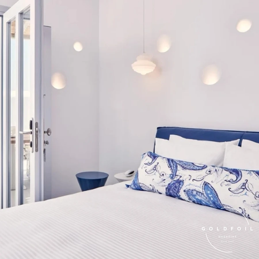 Katikies Mykonos is an enchanting retreat that perfectly encapsulates the island’s allure. Its minimalistic yet luxurious décor, infinity pools, and stunning sea views create an idyllic sanctuary. The hotel’s location in Agios Ioannis allows for a serene atmosphere, while still being close to the island’s bustling hotspots. Guests can enjoy romantic dinners at the Mikrasia Restaurant, which serves delectable Greek and Anatolian cuisine, or unwind with a cocktail at the Seltz Champagne Bar & Restaurant. Katikies Mykonos is an enchanting retreat that perfectly encapsulates the island’s allure. Its minimalistic yet luxurious décor, infinity pools, and stunning sea views create an idyllic sanctuary. The hotel’s location in Agios Ioannis allows for a serene atmosphere, while still being close to the island’s bustling hotspots. Guests can enjoy romantic dinners at the Mikrasia Restaurant, which serves delectable Greek and Anatolian cuisine, or unwind with a cocktail at the Seltz Champagne Bar & Restaurant.