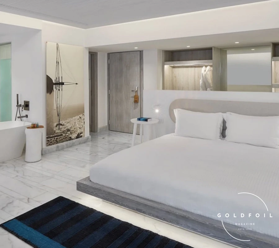 Mykonos Riviera Hotel & Spa offers a chic and contemporary retreat with stunning views of the Aegean. The hotel’s nautical-inspired design, luxurious spa, and gourmet dining options create a sophisticated ambiance. Its proximity to the marina makes it a perfect base for exploring the island by yacht. Guests can relax at the Oqua Spa, which offers a range of treatments, or enjoy a meal at Lafs Restaurant, which serves Mediterranean cuisine with a modern twist. Mykonos Riviera Hotel & Spa offers a chic and contemporary retreat with stunning views of the Aegean. The hotel’s nautical-inspired design, luxurious spa, and gourmet dining options create a sophisticated ambiance. Its proximity to the marina makes it a perfect base for exploring the island by yacht. Guests can relax at the Oqua Spa, which offers a range of treatments, or enjoy a meal at Lafs Restaurant, which serves Mediterranean cuisine with a modern twist.