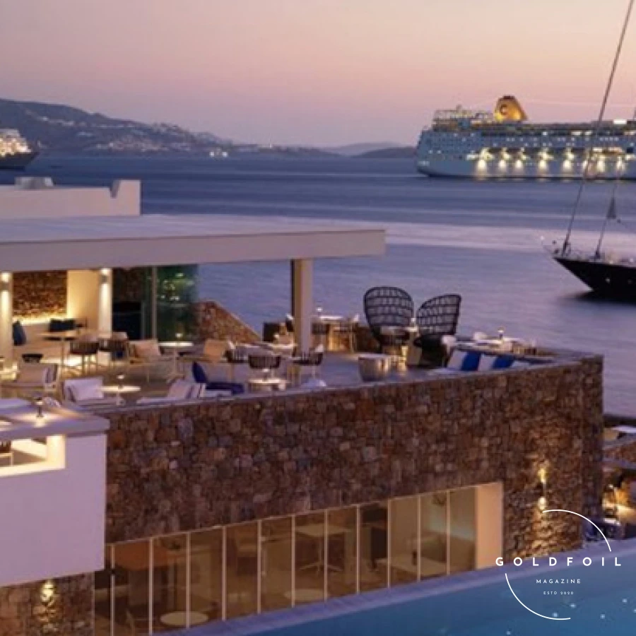Mykonos Riviera Hotel & Spa offers a chic and contemporary retreat with stunning views of the Aegean. The hotel’s nautical-inspired design, luxurious spa, and gourmet dining options create a sophisticated ambiance. Its proximity to the marina makes it a perfect base for exploring the island by yacht. Guests can relax at the Oqua Spa, which offers a range of treatments, or enjoy a meal at Lafs Restaurant, which serves Mediterranean cuisine with a modern twist. Mykonos Riviera Hotel & Spa offers a chic and contemporary retreat with stunning views of the Aegean. The hotel’s nautical-inspired design, luxurious spa, and gourmet dining options create a sophisticated ambiance. Its proximity to the marina makes it a perfect base for exploring the island by yacht. Guests can relax at the Oqua Spa, which offers a range of treatments, or enjoy a meal at Lafs Restaurant, which serves Mediterranean cuisine with a modern twist.
