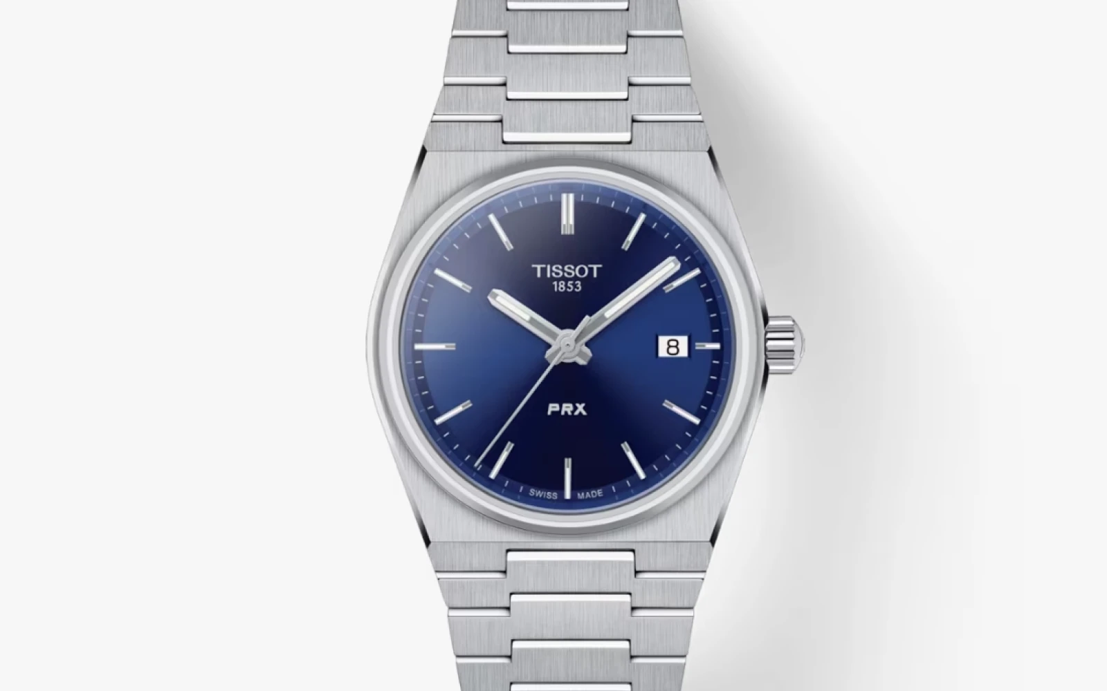 The Tissot PRX Watch combines timeless elegance with modern sophistication, featuring a sleek stainless steel case and an integrated bracelet. Its precise Swiss quartz movement and minimalist dial design make it a versatile accessory that complements both casual and formal attire. The Tissot PRX Watch combines timeless elegance with modern sophistication, featuring a sleek stainless steel case and an integrated bracelet. Its precise Swiss quartz movement and minimalist dial design make it a versatile accessory that complements both casual and formal attire.