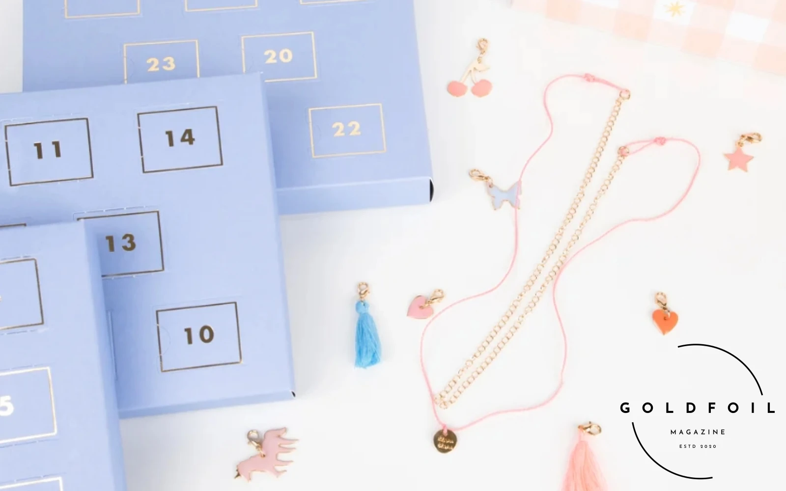 meri meri offers enamel charms and necklaces in a stunning christmas advent calendar in pale blue meri meri offers enamel charms and necklaces in a stunning christmas advent calendar in pale blue