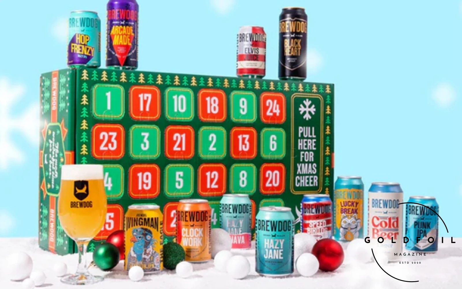 for those of you who like beer, brewdog has a 24 days of christmas advent calendar filled with cans of different brews to let you have a sip of the world while counting down to christmas for those of you who like beer, brewdog has a 24 days of christmas advent calendar filled with cans of different brews to let you have a sip of the world while counting down to christmas