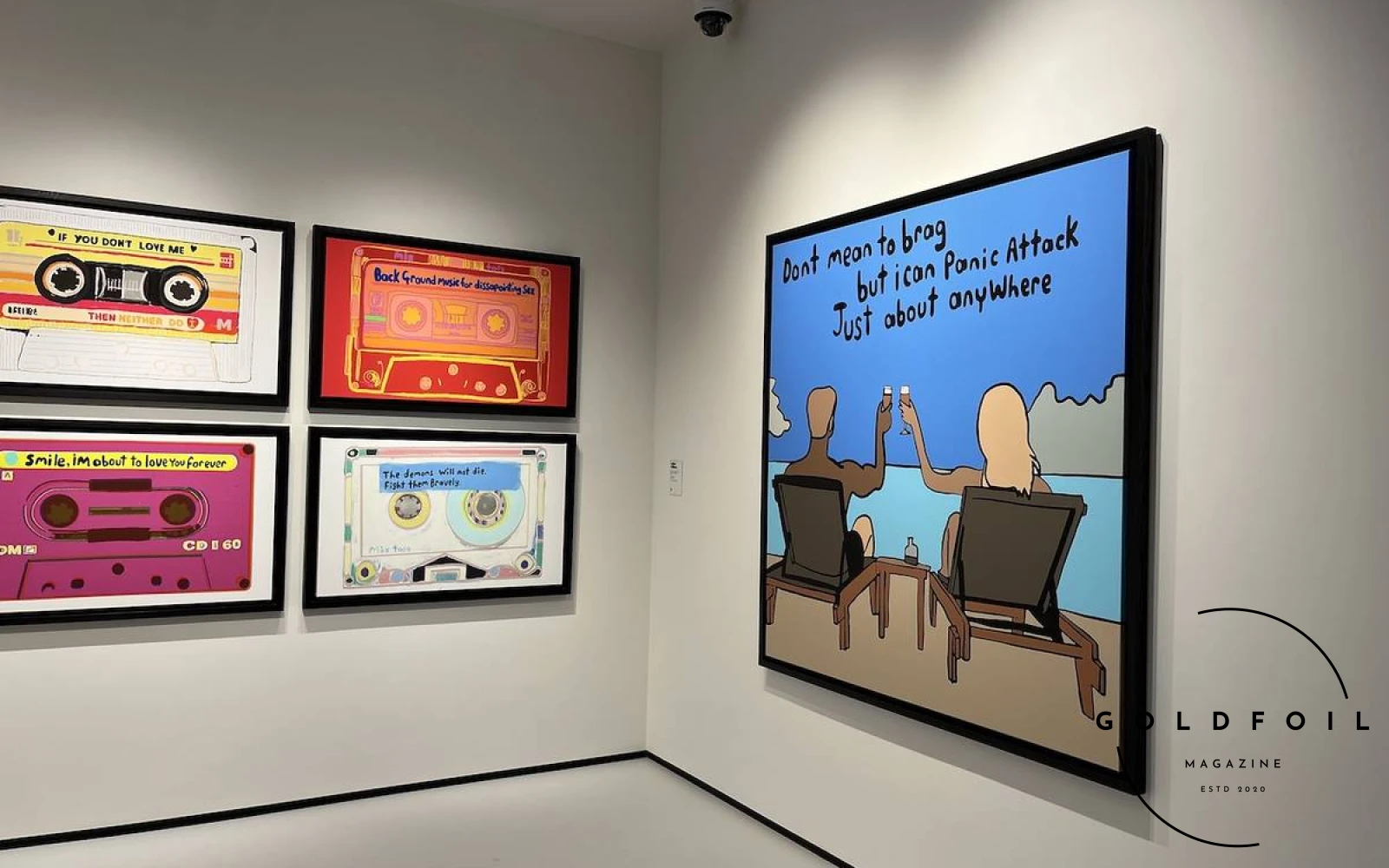 Robbie Williams unexpected art at the Moco Museum London Robbie Williams unexpected art at the Moco Museum London