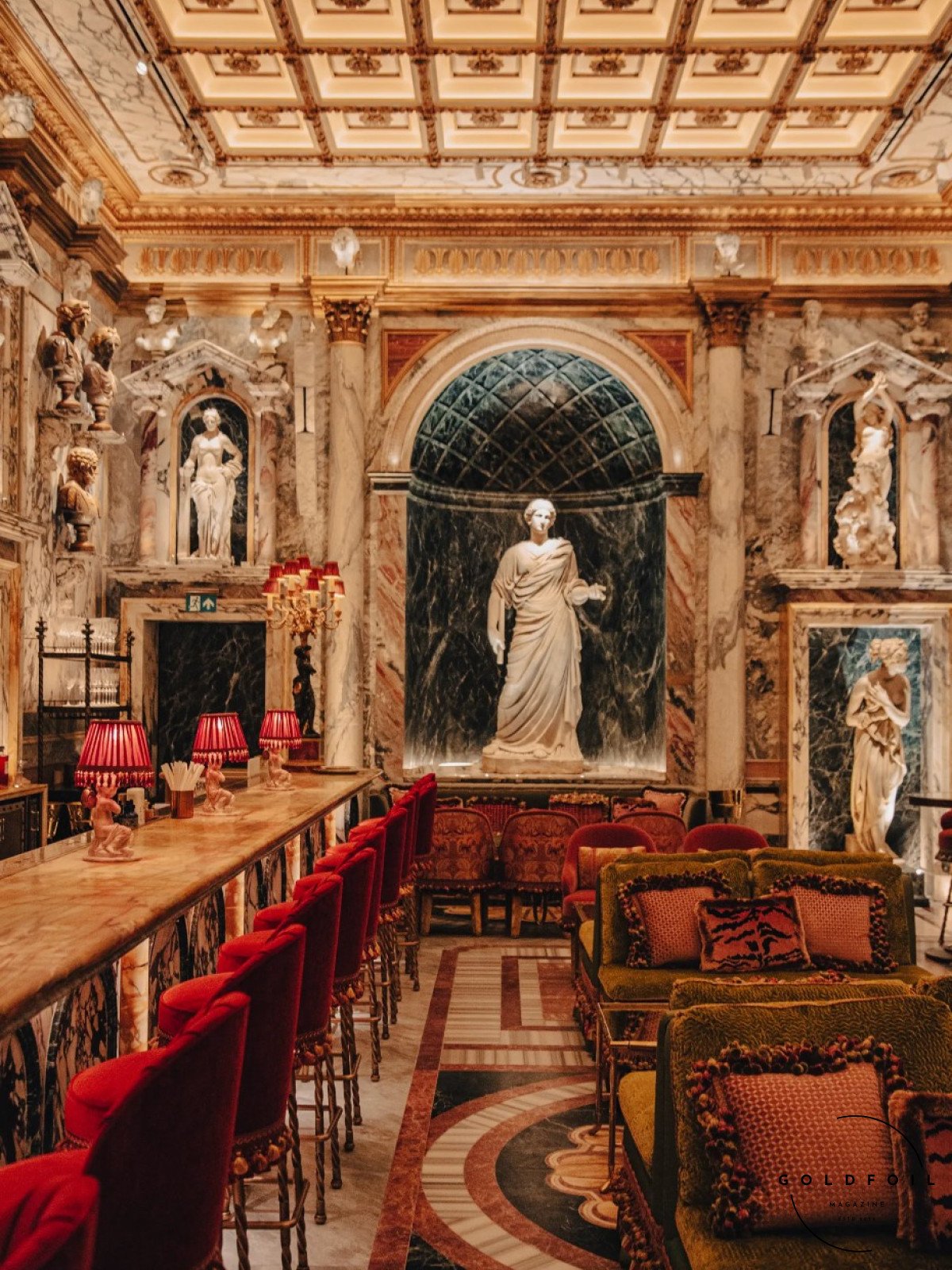 Apollo's muse is an exclusive members' club in London a part of Bacchanalia restaurant in Mayfair