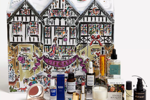 The liberty advent calendar is shaped as the iconic building located in soho where the brand resides. This stunning christmas staple gift features skincare, hair and body care products from some of the most recognisable luxury brands