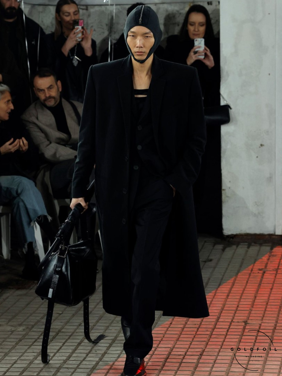 JordanLuca AW24 at Milan Fashion Week, a grunge aesthetic, on the runway
